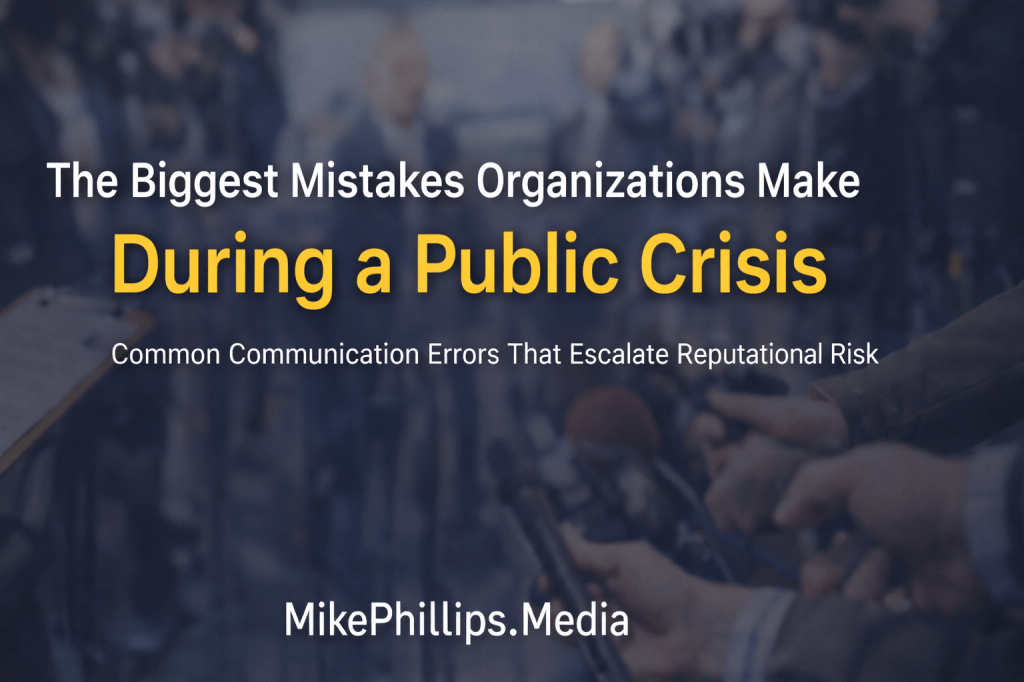 The Biggest Mistakes Organizations Make During a Public&nbsp;Crisis