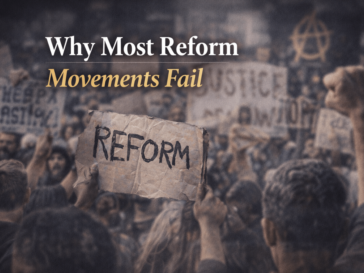 Why Most Reform Movements&nbsp;Fail