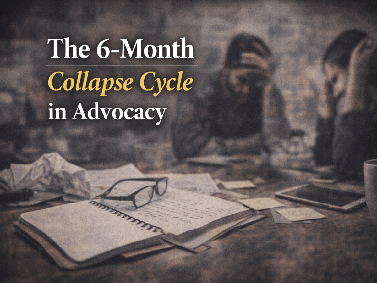 The 6-Month Collapse Cycle in&nbsp;Advocacy